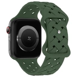 Silicone Strap for Apple Watch Band Ultra 2 49mm 46MM 44mm 42mm 40 41mm Sport Breathable Bracelet For IWatch Series 9 8 7 6 SE 5