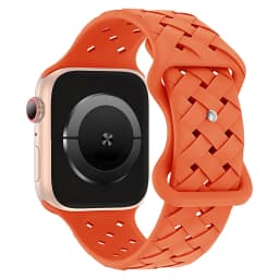Silicone Strap for Apple Watch Band Ultra 2 49mm 46MM 44mm 42mm 40 41mm Sport Breathable Bracelet For IWatch Series 9 8 7 6 SE 5