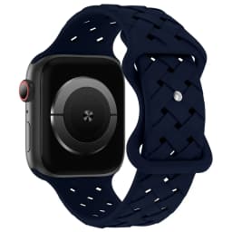 Silicone Strap for Apple Watch Band Ultra 2 49mm 46MM 44mm 42mm 40 41mm Sport Breathable Bracelet For IWatch Series 9 8 7 6 SE 5