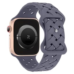Silicone Strap for Apple Watch Band Ultra 2 49mm 46MM 44mm 42mm 40 41mm Sport Breathable Bracelet For IWatch Series 9 8 7 6 SE 5