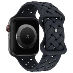 Silicone Strap for Apple Watch Band Ultra 2 49mm 46MM 44mm 42mm 40 41mm Sport Breathable Bracelet For IWatch Series 9 8 7 6 SE 5