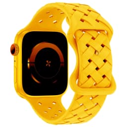 Silicone Strap for Apple Watch Band Ultra 2 49mm 46MM 44mm 42mm 40 41mm Sport Breathable Bracelet For IWatch Series 9 8 7 6 SE 5