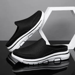 2024 Men Slippers Summer Breathable Home Indoor Slippers Men Thick Bottom Slides Fashion Couple Walking Shoes Chanclas Hombre