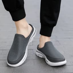 2024 Men Slippers Summer Breathable Home Indoor Slippers Men Thick Bottom Slides Fashion Couple Walking Shoes Chanclas Hombre