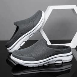 2024 Men Slippers Summer Breathable Home Indoor Slippers Men Thick Bottom Slides Fashion Couple Walking Shoes Chanclas Hombre