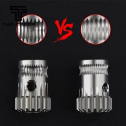 Drivegear Kit Dual Drive Gear Extruder Kit Cloned Btech Upgrade for Extruder Prusa I3 3D Printer Gear Bowden 3D Printer Kit