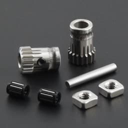 Drivegear Kit Dual Drive Gear Extruder Kit Cloned Btech Upgrade for Extruder Prusa I3 3D Printer Gear Bowden 3D Printer Kit
