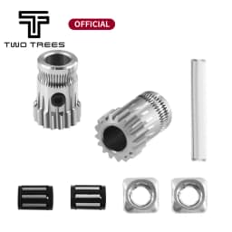 Drivegear Kit Dual Drive Gear Extruder Kit Cloned Btech Upgrade for Extruder Prusa I3 3D Printer Gear Bowden 3D Printer Kit
