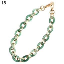 New Women Replaceable Acrylic Bag Chain Strap Detachable Purse Handbag Bag Straps Resin Crossbody DIY Shoulder Bag Accessories