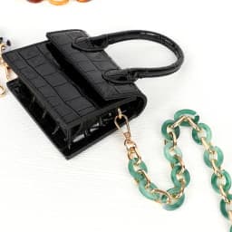 New Women Replaceable Acrylic Bag Chain Strap Detachable Purse Handbag Bag Straps Resin Crossbody DIY Shoulder Bag Accessories