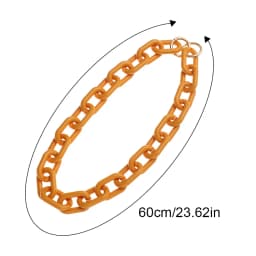 New Women Replaceable Acrylic Bag Chain Strap Detachable Purse Handbag Bag Straps Resin Crossbody DIY Shoulder Bag Accessories