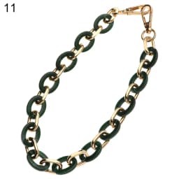 New Women Replaceable Acrylic Bag Chain Strap Detachable Purse Handbag Bag Straps Resin Crossbody DIY Shoulder Bag Accessories