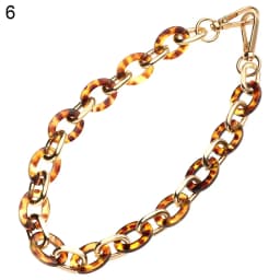 New Women Replaceable Acrylic Bag Chain Strap Detachable Purse Handbag Bag Straps Resin Crossbody DIY Shoulder Bag Accessories