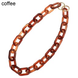 New Women Replaceable Acrylic Bag Chain Strap Detachable Purse Handbag Bag Straps Resin Crossbody DIY Shoulder Bag Accessories