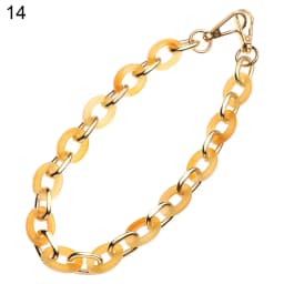 New Women Replaceable Acrylic Bag Chain Strap Detachable Purse Handbag Bag Straps Resin Crossbody DIY Shoulder Bag Accessories