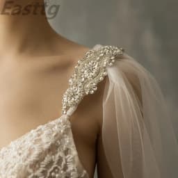 White Ivory 118"(300cm)width Diamond top Cape Bridal Shawl Cathedral Length Tulle Long Cape Cloak Shawl Wedding veil Accessories