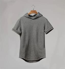 2020 Mens Summer tshirt Casual Solid Loose Hooded Tops Tees Shirts Male New Sportswear Hoodie Short Sleeve T-shirt Clothing