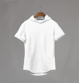 2020 Mens Summer tshirt Casual Solid Loose Hooded Tops Tees Shirts Male New Sportswear Hoodie Short Sleeve T-shirt Clothing