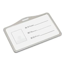 Aluminium Alloy Card Holder Lanyard Badge Reel Office Company Staff Work Permit ID Holder Business Supplies