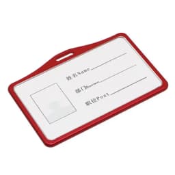Aluminium Alloy Card Holder Lanyard Badge Reel Office Company Staff Work Permit ID Holder Business Supplies