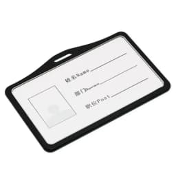 Aluminium Alloy Card Holder Lanyard Badge Reel Office Company Staff Work Permit ID Holder Business Supplies