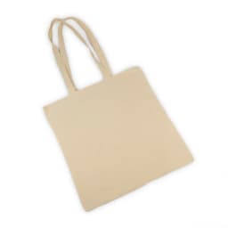Pack 10 25 50 100 200 X Natural Cotton Bag 140g Reusable Eco-Friendly with Long Handle for Shopping, Gifts, Weddings, Kraft and Conferences Personalized Fabric Bag Tote Bag