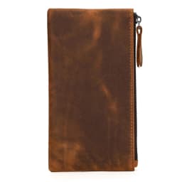 Luufan Leather Men Clutch Wallet Genuine Leather Zipper Business Men Day Bag Large Capacity Card Holder Purse Man Phone Pouth