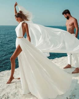 Wedding Dress Simple Beach 2026 Sexy Backless A Line Ivory White Chiffon Halter Neck Gowns Long Dresses Formal Party Customized