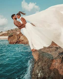 Wedding Dress Simple Beach 2026 Sexy Backless A Line Ivory White Chiffon Halter Neck Gowns Long Dresses Formal Party Customized