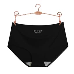 Underwear Women's Ice Silk Seamless High Waist Belly Lifting Buttocks Antibacterial Pure Cotton Crotch Girls Summer Thin