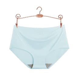 Underwear Women's Ice Silk Seamless High Waist Belly Lifting Buttocks Antibacterial Pure Cotton Crotch Girls Summer Thin
