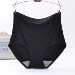 Underwear Women's Ice Silk Seamless High Waist Belly Lifting Buttocks Antibacterial Pure Cotton Crotch Girls Summer Thin
