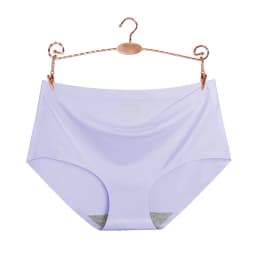 Underwear Women's Ice Silk Seamless High Waist Belly Lifting Buttocks Antibacterial Pure Cotton Crotch Girls Summer Thin