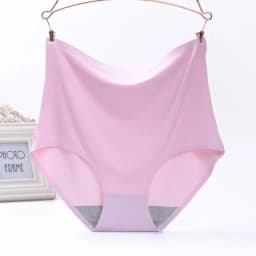 Underwear Women's Ice Silk Seamless High Waist Belly Lifting Buttocks Antibacterial Pure Cotton Crotch Girls Summer Thin