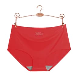Underwear Women's Ice Silk Seamless High Waist Belly Lifting Buttocks Antibacterial Pure Cotton Crotch Girls Summer Thin