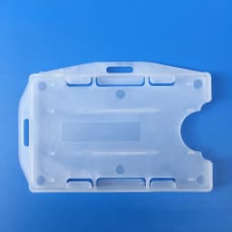 1PC Unisex Multi-use Hard Plastic Double Sided ID Card Unisex Badge Work ID Card Holder Durable Protector Cover Case
