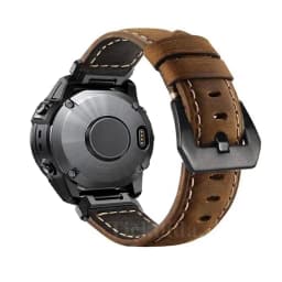 Genuine Leather Calfskin Strap for Amazfit T-Rex UItra 2 Falcon Garmin Fenix 8 7 7X 6 6X Tactix 7 Pro Quickfit 26mm 22mm Strap