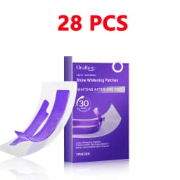 Purple Teeth Whitening Strips – Remove Plaque & Stain, Brighten Tooth & Freshen Breath Oral Hygiene Bleaching Dental Care Tools