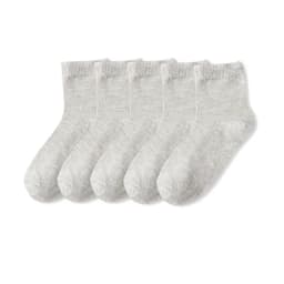 Children Cotton Socks Summer Thin Breathable Knit Mesh Soft Solid White Fashion Boy Girl Baby Student Kids Black Socks For 1-12Y