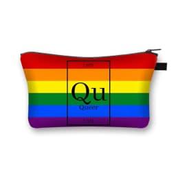 Periodic Table of Elements Print Cosmetic Case Women Makeup Bags Coffe Letters Zipper Pouch Lipstick Organizer for Cosmetics Bag