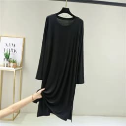 Casual Modal Cotton Comfortable Women's Pajamas Long Sleeve Nightgowns Loose Spring Autumn Night Dress Woman Sleep Shirts