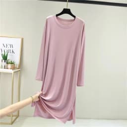 Casual Modal Cotton Comfortable Women's Pajamas Long Sleeve Nightgowns Loose Spring Autumn Night Dress Woman Sleep Shirts