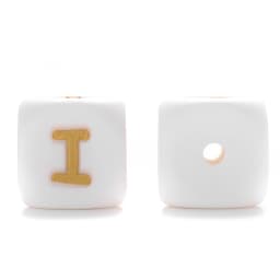 10Pcs/Lot 12mm White Alphabet English Silicone Letters Beads for Baby Personalized Pacifier Clips Teether Accessorie BPA Free
