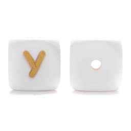10Pcs/Lot 12mm White Alphabet English Silicone Letters Beads for Baby Personalized Pacifier Clips Teether Accessorie BPA Free