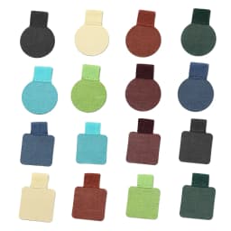 31 Colors Self-adhesive Pen Holder Leather Pen Clip pencil holder Elastic Loop for Notebook Journals Clipboards porta penne Tool