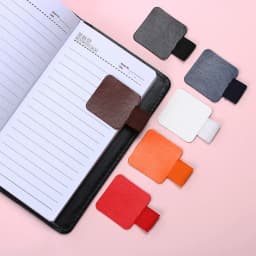 31 Colors Self-adhesive Pen Holder Leather Pen Clip pencil holder Elastic Loop for Notebook Journals Clipboards porta penne Tool