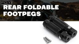 Motorcycle Footpegs CNC Aluminum Motor Bike Universal Folding Footrests Foot Pegs Premium Rear Foot Pedals Frepose Pieds Moto