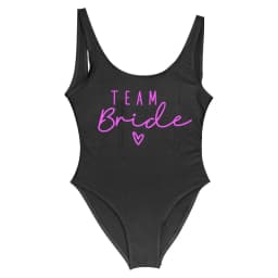 S-3XL White Bridal Team Bride Swimsuit One-Piece Bachelor Party Swimwear Women Swimsuit Hen Party Beachwear Pool Bathing Suit