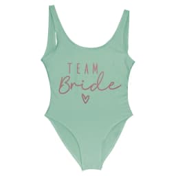 S-3XL White Bridal Team Bride Swimsuit One-Piece Bachelor Party Swimwear Women Swimsuit Hen Party Beachwear Pool Bathing Suit