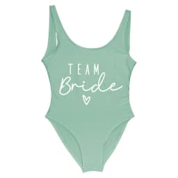 S-3XL White Bridal Team Bride Swimsuit One-Piece Bachelor Party Swimwear Women Swimsuit Hen Party Beachwear Pool Bathing Suit